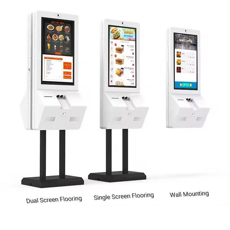 Wall Mounted Floor Standing Self Ordering Payment Kiosk Machine Support Customized