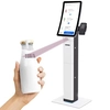 LX9045 OEM ODM Floor Standing 23.6 inch Curved Touch Screen All in one Service Self Ordering Payment Kiosk for Hotel 2