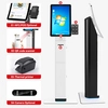 LX9045 OEM ODM Floor Standing 23.6 inch Curved Touch Screen All in one Service Self Ordering Payment Kiosk for Hotel 6