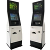 LX2030 Dual Screen Floor Standing Touch Screen A4 printer Card reader Bank Hospital Self service Kiosk support oem odm 2