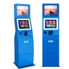 LX2030 Dual Screen Floor Standing Touch Screen A4 printer Card reader Bank Hospital Self service Kiosk support oem odm 3