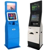 LX2030 Dual Screen Floor Standing Touch Screen A4 printer Card reader Bank Hospital Self service Kiosk support oem odm 4