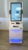 LX7013 Large LCD Touch Screen Hospital Top UP Self Service A4 Printer Sim Card Kiosk support OEM ODM 1