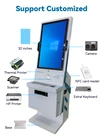 LX7013 Large LCD Touch Screen Hospital Top UP Self Service A4 Printer Sim Card Kiosk support OEM ODM 6