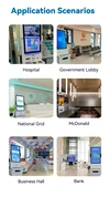LX7013 Large LCD Touch Screen Hospital Top UP Self Service A4 Printer Sim Card Kiosk support OEM ODM 8