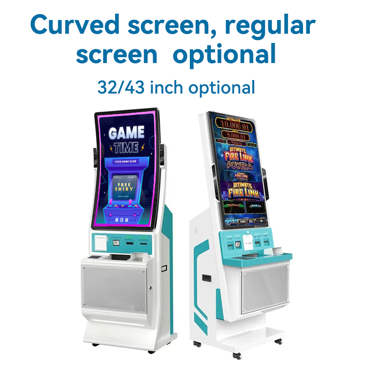 Online Software Games Terminal 32 Inch Touch Screen Metal Kiosk Management Machine For Skill Game Cabinet 2
