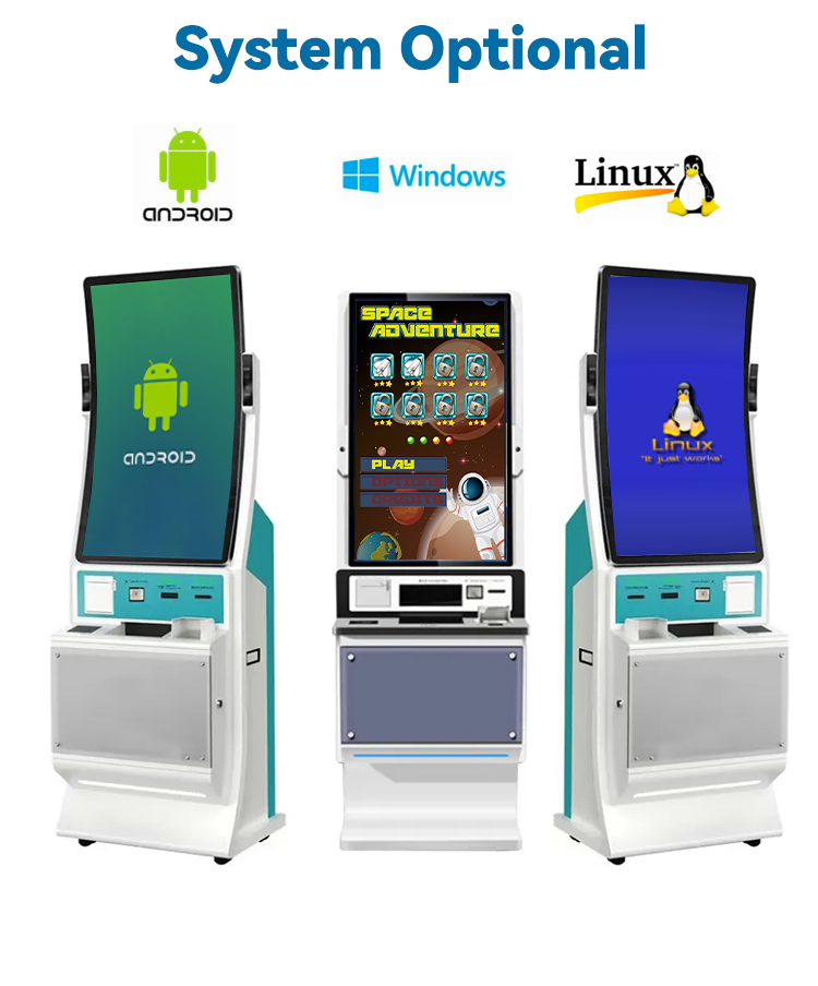 Skill game Screen Gaming Monitors Ticket Cash Redemption Terminal Favorite skill 3 Gaming Board ATM Kiosk 7