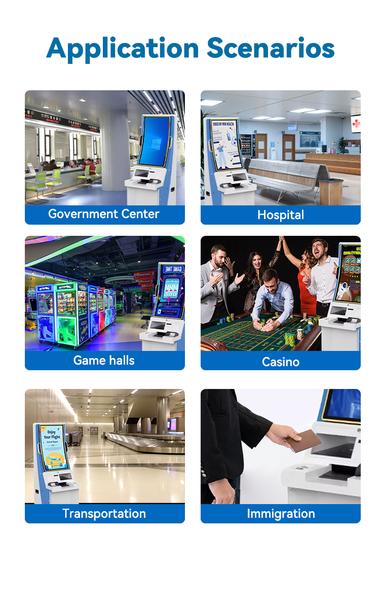 Skill game Screen Gaming Monitors Ticket Cash Redemption Terminal Favorite skill 3 Gaming Board ATM Kiosk 8