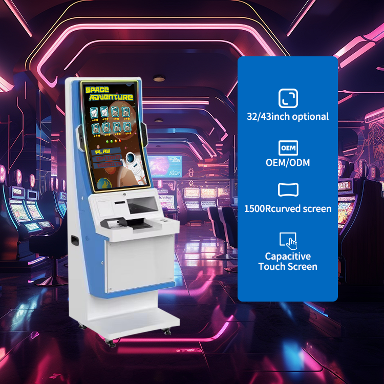 Skill game Screen Gaming Monitors Ticket Cash Redemption Terminal Favorite skill 3 Gaming Board ATM Kiosk 9