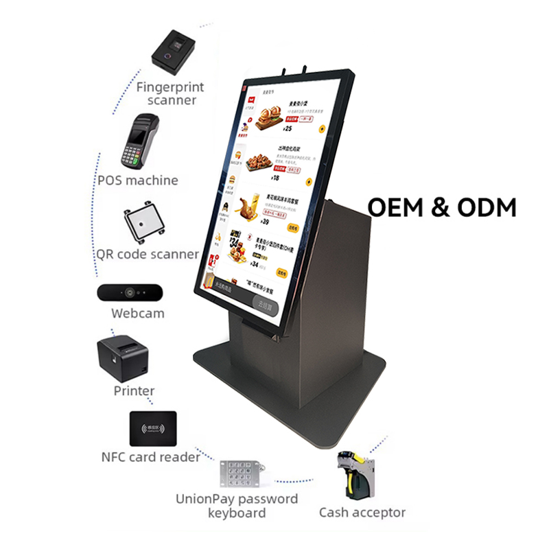2025 Desktop Restaurant Payment kiosk Self-ordering kiosk bill payment food order terminal ordering machine Support OEM ODM 7