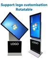 Luxuring Touch Screen All-In-One Advertising Kiosk Machine Floor Stand Rotatable 2