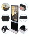 Luxuring Touch Screen All-In-One Advertising Kiosk Machine Floor Stand Rotatable 6