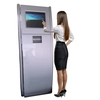 Silver Touch Screen Self-Service Kiosk with Keyboard - Ideal for Hospitals, Banks, Government Halls 2