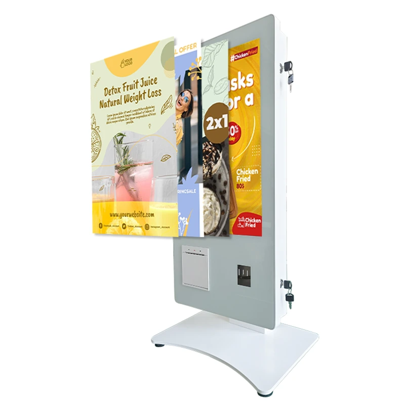 Smart Interactive Self Ordering Kiosk Payment Android Terminal Equipment Kiosk cash payment machine 1