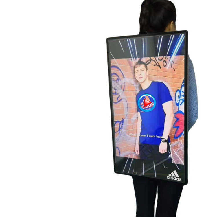 Portable Advertising And Promotion Use Backpack Billboard LCD Screen High Resolution Video advertising machine 6