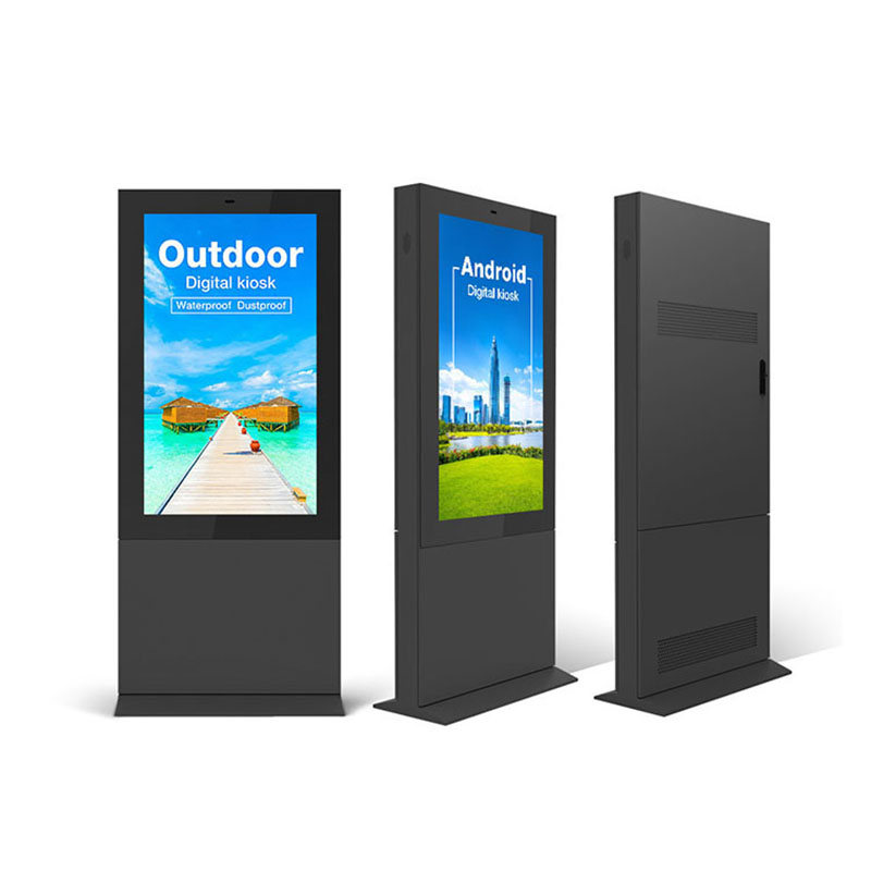 86 Inch Customized Touch Screen Digital Signage Floor Standing For Supermarket 2