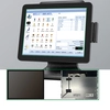 LX1502B POS Cash Register 15 inch HD Touch Screen All in one Support Foldable hide line 3