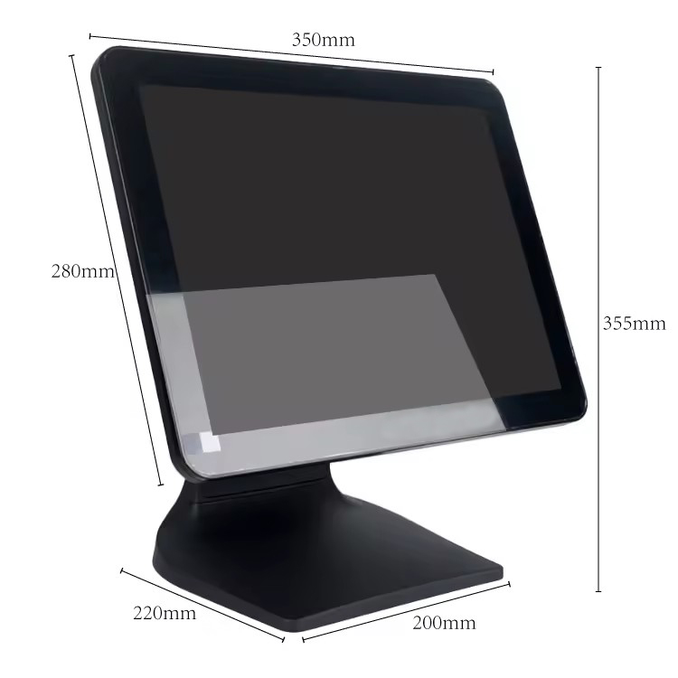 LX1561 supermarket restaurant digital payment kiosk cashier Pos cash register system machine 5