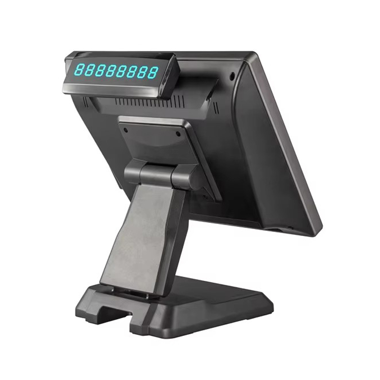 LX1503 Electronic Cash Register Lcd Touch Screen Display Register Pos Thermal POS Receipt point of sale systems 3