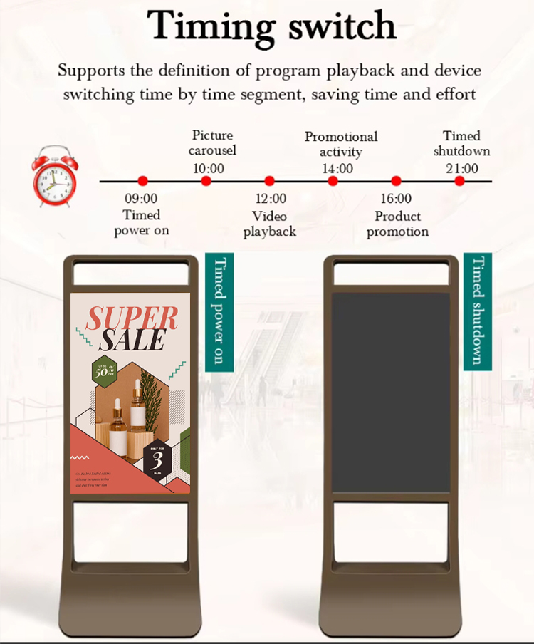 Indoor Digital Signage and Display Infrared Smart touch Screen Kiosk Floor standing digital display 9