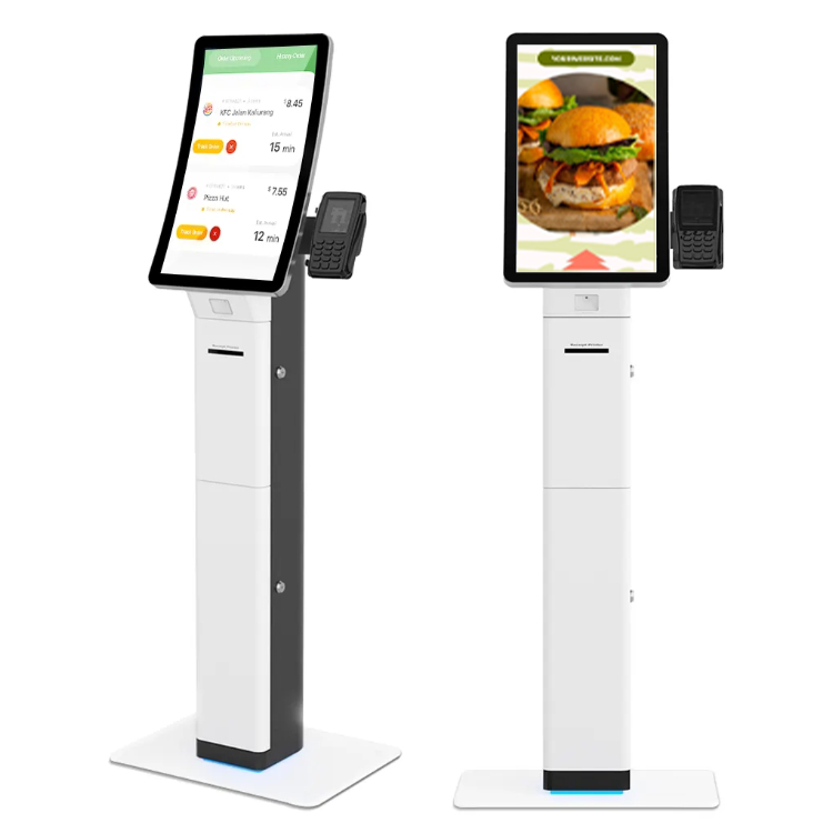 Self Service Queue Ordering Payment Kiosk Terminal with Printer QR Scanner for Shop Bank hospital queue management 2
