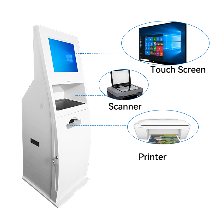 Self Ordering Touch Screen Printer Payment bill cash acceptor smart payout smart ticket concert ticket machine 2