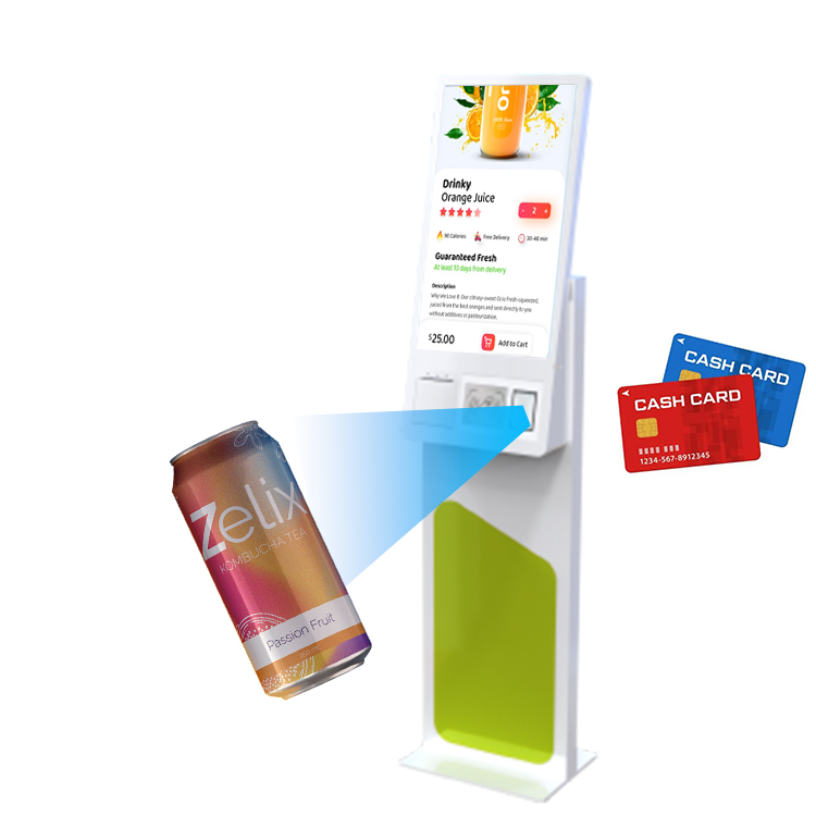 Kiosk Manufacturer Self Service supermarket restaurant ordering stand service rf check out rfid card reader self checkout kiosk