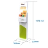 Kiosk Manufacturer Self Service supermarket restaurant ordering stand service rf check out rfid card reader self checkout kiosk 5