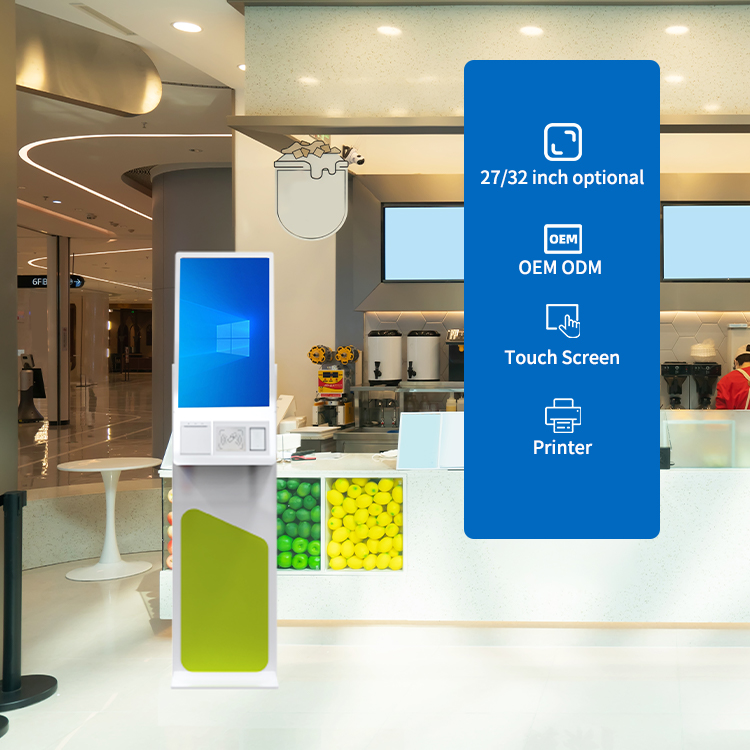 Kiosk Manufacturer Self Service supermarket restaurant ordering stand service rf check out rfid card reader self checkout kiosk 7