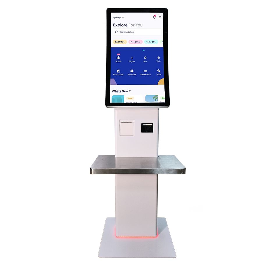 32 inch Touch Screen Self payment Android Wi-Fi Stand Kiosk Pos with 80MM thermal Printer Self-checkout Machine for Supermarket 8