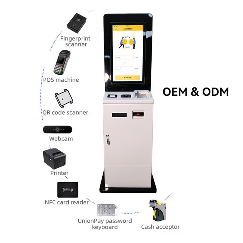 Self-service Checkout Machine Touch Screen Kiosk Insurance Purchase and Payment for Hotel 6