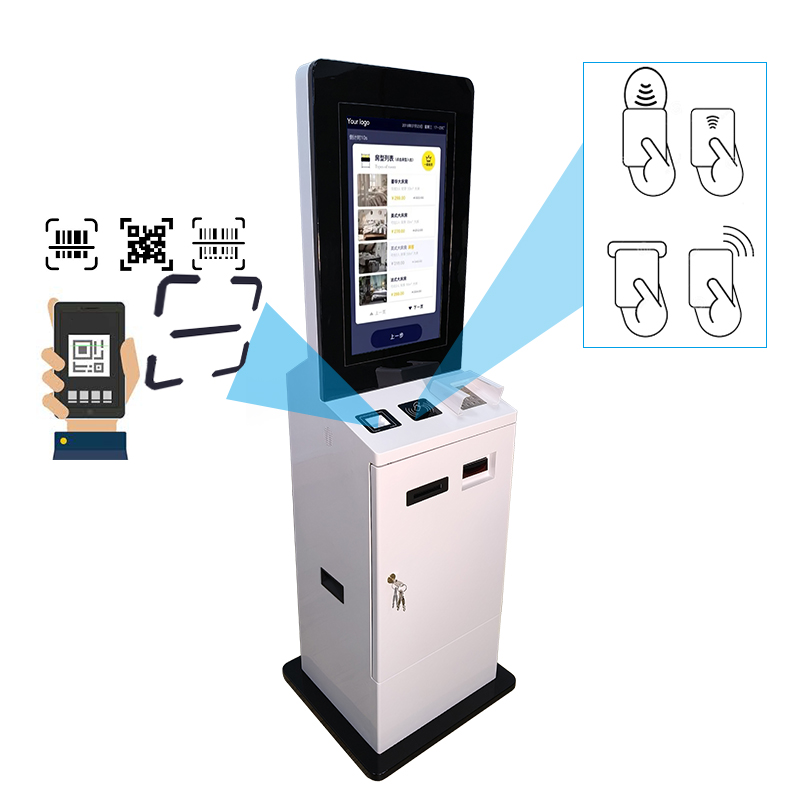 Self-service Checkout Machine Touch Screen Kiosk Insurance Purchase and Payment for Hotel 4