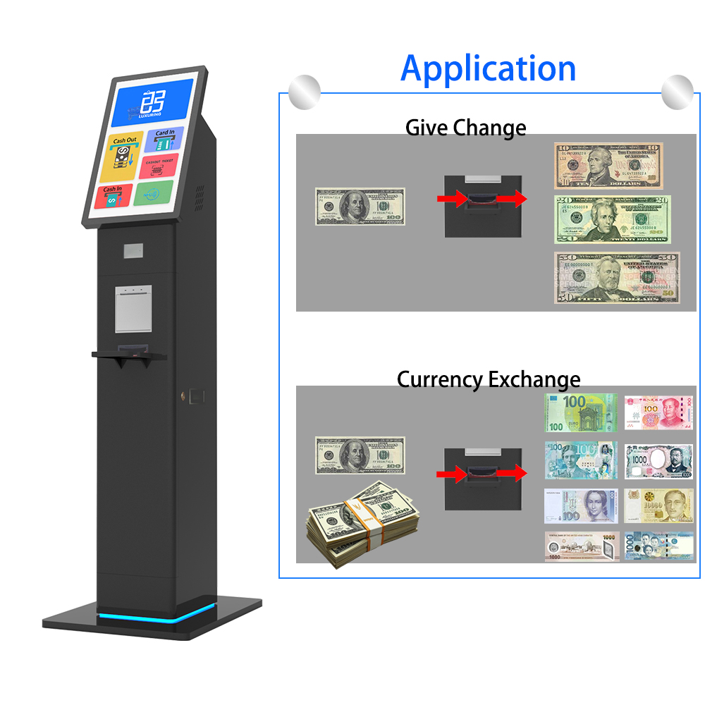 Bank Hotel Self Service Order Kiosk Touch Screen Redemption Kosk Machine Ticketing Kiosk 6