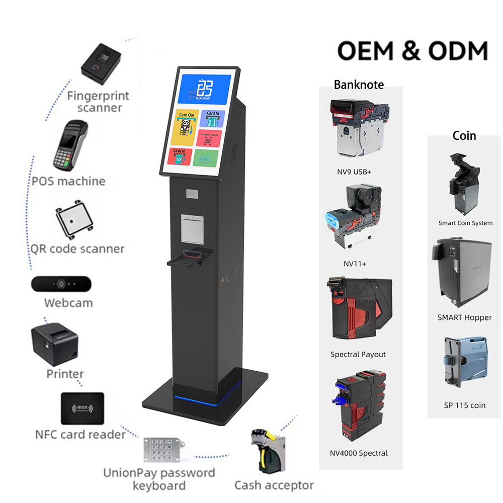 Bank Hotel Self Service Order Kiosk Touch Screen Redemption Kosk Machine Ticketing Kiosk 5