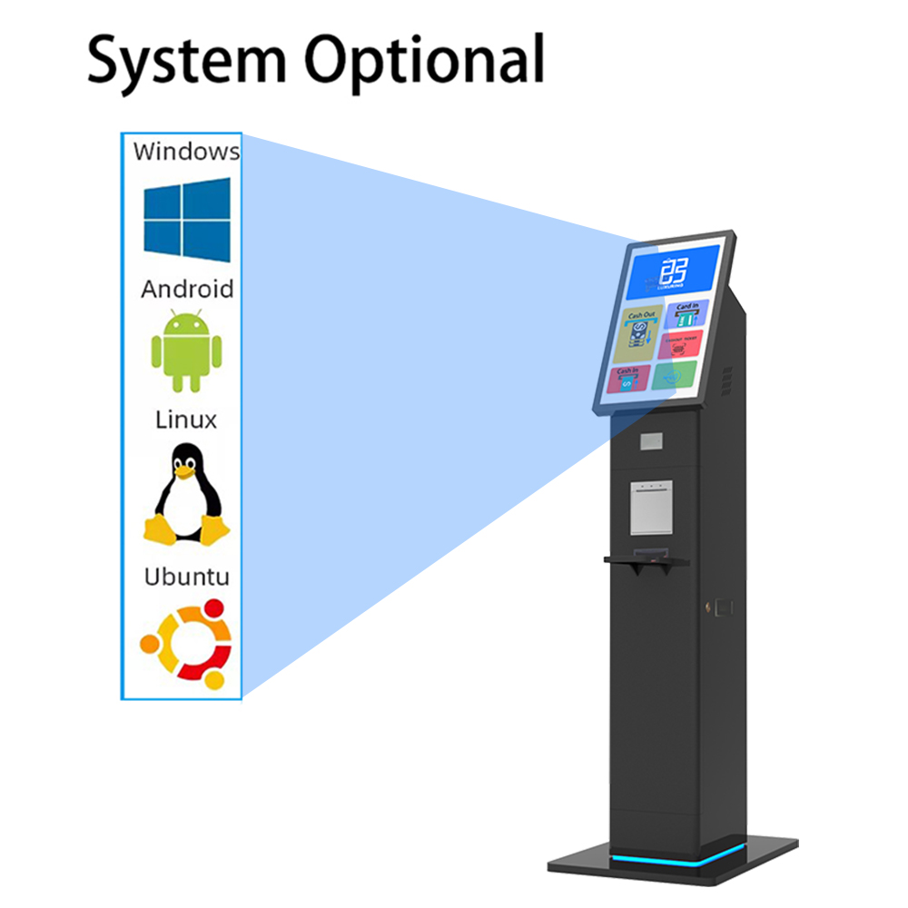 Bank Hotel Self Service Order Kiosk Touch Screen Redemption Kosk Machine Ticketing Kiosk 4